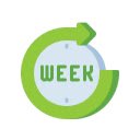 Week number  screen for extension Chrome web store in OffiDocs Chromium