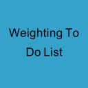 Weighting To Do List  screen for extension Chrome web store in OffiDocs Chromium