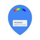 WhatColour  screen for extension Chrome web store in OffiDocs Chromium