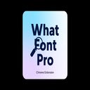 WhatFont Pro  screen for extension Chrome web store in OffiDocs Chromium