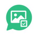 WhatsApp Photo Selector  screen for extension Chrome web store in OffiDocs Chromium