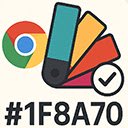 What the Color?  screen for extension Chrome web store in OffiDocs Chromium