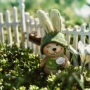 Whimsical Garden Bunny Theme  screen for extension Chrome web store in OffiDocs Chromium