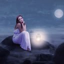 White dress girl  screen for extension Chrome web store in OffiDocs Chromium