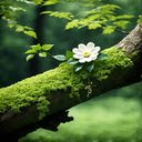 White flower growing consignment wallpaper  screen for extension Chrome web store in OffiDocs Chromium