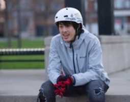 Free download White Helmet, Red Gloves, A Smile free photo or picture to be edited with GIMP online image editor