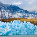 White ice mountain  screen for extension Chrome web store in OffiDocs Chromium