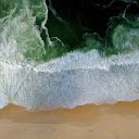 White ocean waves  screen for extension Chrome web store in OffiDocs Chromium