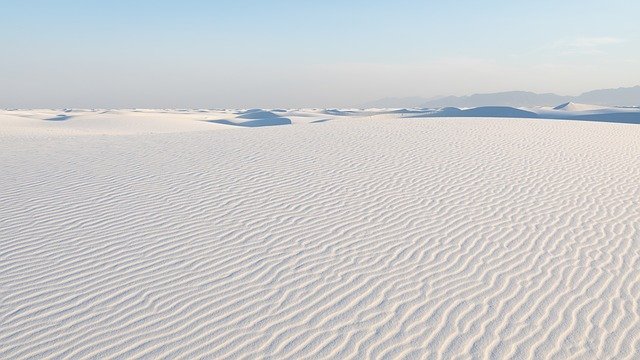 Скачать бесплатно белые пески нм вечерний свет 2 бесплатное изображение для редактирования с помощью бесплатного онлайн-редактора изображений GIMP