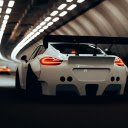 White Sports Car Rear View  screen for extension Chrome web store in OffiDocs Chromium