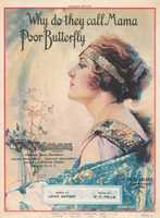 Free download Why Do They Call Mamma Poor Butterfly music sheet with Ruth Roland on the cover. free photo or picture to be edited with GIMP online image editor