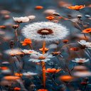 Wildflower and dandelion wallpaper  screen for extension Chrome web store in OffiDocs Chromium