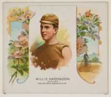 Free download Willie Harradon, Cyclist, The Youthful Phenomenon, from Worlds Champions, Second Series (N43) for Allen & Ginter Cigarettes free photo or picture to be edited with GIMP online image editor