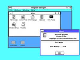 Free download Windows 3.0 with Windows 2.x VGA driver free photo or picture to be edited with GIMP online image editor