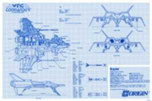 Free download Wing Commander Blueprint Rapier free photo or picture to be edited with GIMP online image editor