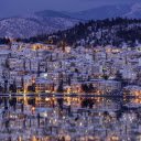 Winter city  screen for extension Chrome web store in OffiDocs Chromium