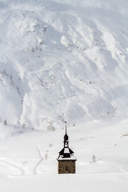 Free download winter cold tranquil steeple free picture to be edited with GIMP free online image editor
