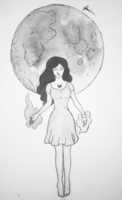 Free download Witch and the moon free photo or picture to be edited with GIMP online image editor