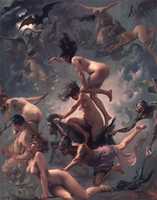 Free download Witches Going To Their Sabbath, By Luis Ricardo Falero free photo or picture to be edited with GIMP online image editor