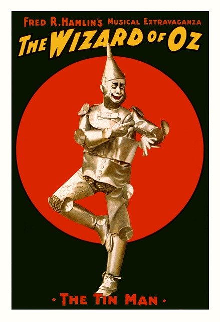 Gratis download tovenaar van oz poster tin man gratis foto om te bewerken met GIMP gratis online afbeeldingseditor