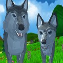 Wolf Simulator Wild Animals D  screen for extension Chrome web store in OffiDocs Chromium