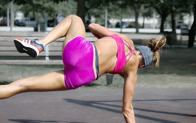 Free download woman exercising outdoor formation free picture to be edited with GIMP free online image editor