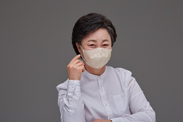 Free download woman face mask korean smile free picture to be edited with GIMP free online image editor