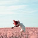 Woman floating in the wind  screen for extension Chrome web store in OffiDocs Chromium