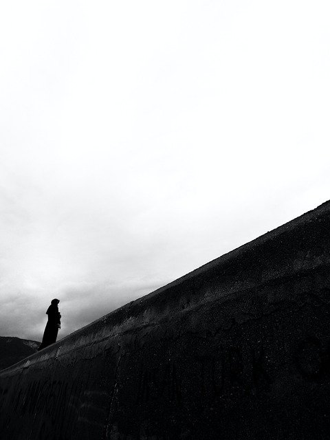 Free download woman freedom monochrome travel free picture to be edited with GIMP free online image editor