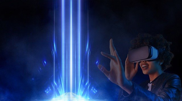 Download gratuito di cuffie da donna per realtà virtuale vr immagine gratuita da modificare con l'editor di immagini online gratuito GIMP