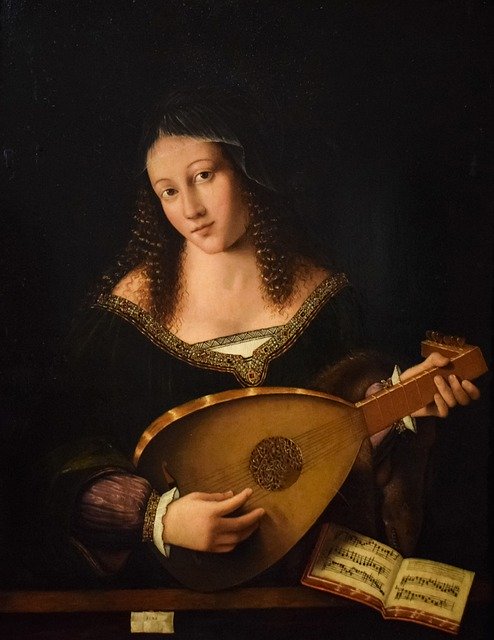 Download gratuito di immagini gratuite di musica per mandolino donna da modificare con l'editor di immagini online gratuito GIMP