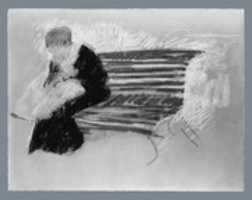 Free download Woman on a Bench free photo or picture to be edited with GIMP online image editor