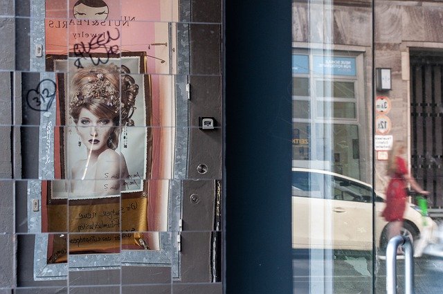 Free download woman poster reflection urban free picture to be edited with GIMP free online image editor