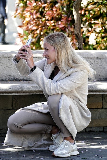 Free download woman smile photographer free picture to be edited with GIMP free online image editor