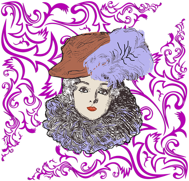 ດາວໂຫຼດຟຣີ Woman Vintage Female illustration free to be edited with GIMP online image editor