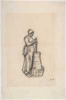 Free download Woman with a Churn free photo or picture to be edited with GIMP online image editor