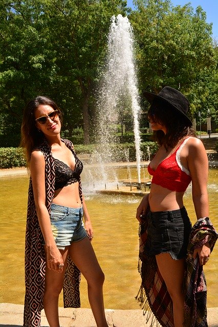 Free download woman women girls smiling outdoor free picture to be edited with GIMP free online image editor