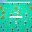 Tela Wonderful Fish Theme para extensão Chrome web store em OffiDocs Chromium