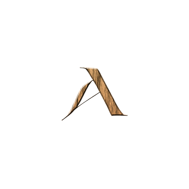 Free download Wooden A Text -  free illustration to be edited with GIMP free online image editor
