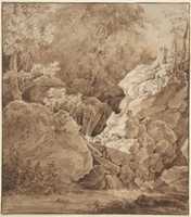 Free download Woodland Scene with Mountain Stream free photo or picture to be edited with GIMP online image editor