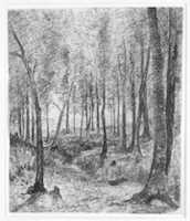 Free download Woodland Scene with Two Figures free photo or picture to be edited with GIMP online image editor