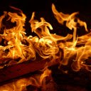 Wood Planks in Yellow Flames  screen for extension Chrome web store in OffiDocs Chromium