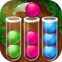 Woody Sort Game Sort colored balls to win and advance!  screen for extension Chrome web store in OffiDocs Chromium