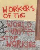 Gratis download Arbeiders van de wereld stoppen met werken! gratis foto of afbeelding om te bewerken met GIMP online afbeeldingseditor
