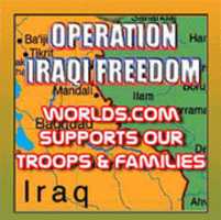 Free download Worlds.com Iraqi Freedom Sidebar Ad free photo or picture to be edited with GIMP online image editor