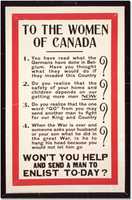 Free download World War 1 - Recruitment and other Posters - Canadian free photo or picture to be edited with GIMP online image editor