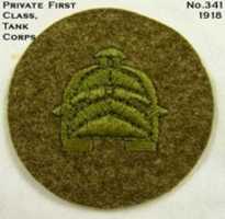 Free download World War One Cloth Chevrons of the Tank Corps free photo or picture to be edited with GIMP online image editor
