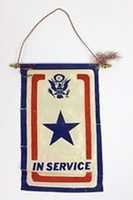 Free download World War Two Star of  Service Flag free photo or picture to be edited with GIMP online image editor