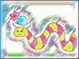 Free download Worm Wearing Hat free photo or picture to be edited with GIMP online image editor