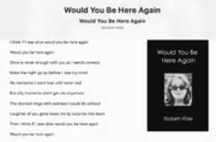 Kostenloser Download von „Would You Be Here Again“-Foto oder -Bild zur Bearbeitung mit dem GIMP-Online-Bildbearbeitungsprogramm